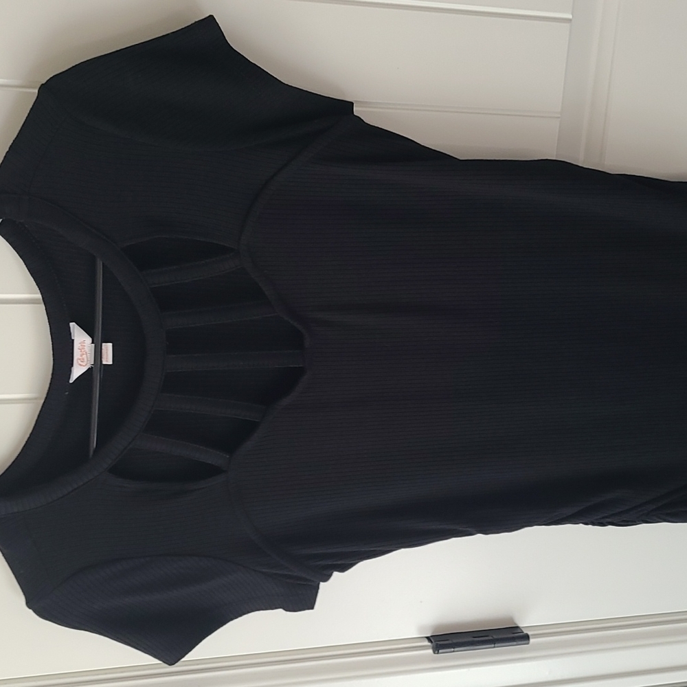 Candies black ruged strappy top